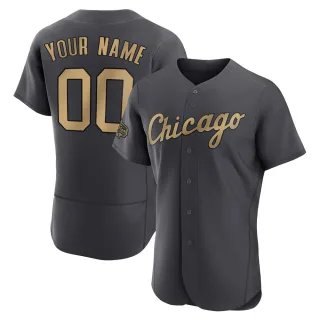 Men's Authentic Charcoal Custom Chicago White Sox 2022 All-Star Game Jersey