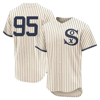 Men's Authentic Cream Colby Smelley Chicago White Sox 2021 Field of Dreams Jersey