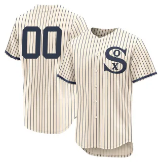 Men's Authentic Cream Custom Chicago White Sox 2021 Field of Dreams Jersey