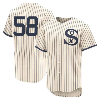 Men's Authentic Cream Jimmy Lambert Chicago White Sox 2021 Field of Dreams Jersey