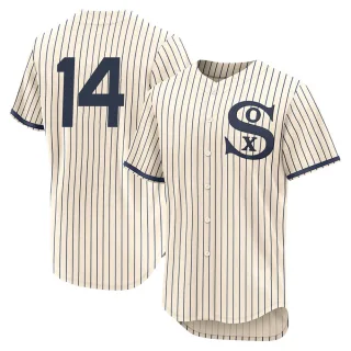 Men's Authentic Cream Larry Doby Chicago White Sox 2021 Field of Dreams Jersey