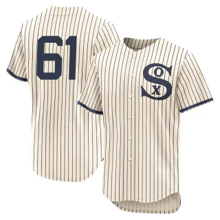 Men's Authentic Cream Mike Vasil Chicago White Sox 2021 Field of Dreams Jersey