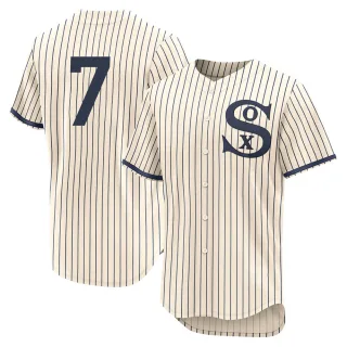 Men's Authentic Cream Tim Anderson Chicago White Sox 2021 Field of Dreams Jersey