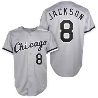 Men's Authentic Grey Bo Jackson Chicago White Sox 1993 Throwback Jersey