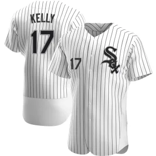 Men's Authentic White Joe Kelly Chicago White Sox Home Jersey