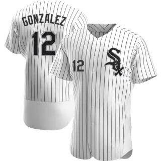 Men's Authentic White Romy Gonzalez Chicago White Sox Home Jersey