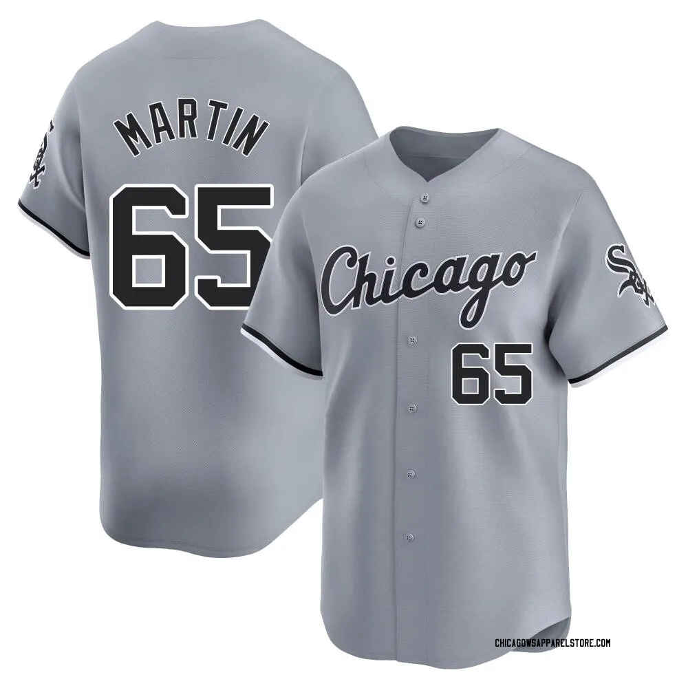 Men's Limited Gray Davis Martin Chicago White Sox Road Jersey