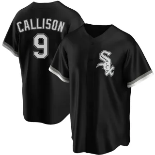 Men's Replica Black Johnny Callison Chicago White Sox Alternate Jersey