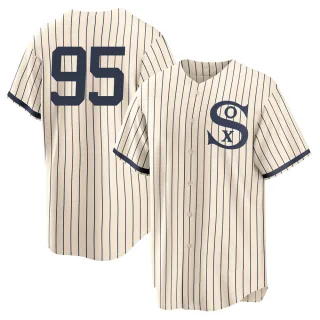 Men's Replica Cream Colby Smelley Chicago White Sox 2021 Field of Dreams Jersey