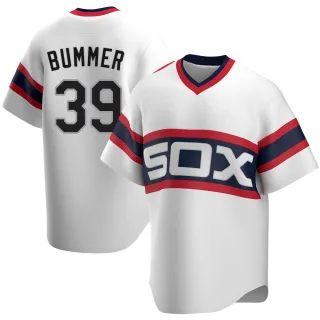 Men's Replica White Aaron Bummer Chicago White Sox Cooperstown Collection Jersey