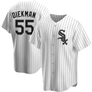 Men's Replica White Jake Diekman Chicago White Sox Home Jersey