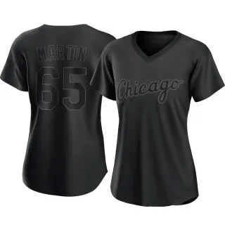 Women's Authentic Black Davis Martin Chicago White Sox Pitch Fashion Jersey