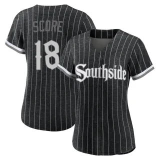 Women's Authentic Black Herb Score Chicago White Sox 2021 City Connect Jersey