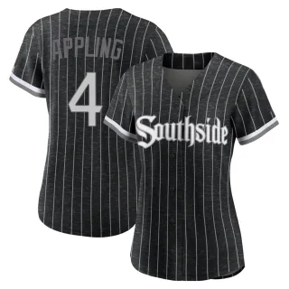Women's Authentic Black Luke Appling Chicago White Sox 2021 City Connect Jersey
