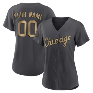 Women's Authentic Charcoal Custom Chicago White Sox 2022 All-Star Game Jersey