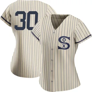 Women's Authentic Cream Jake Burger Chicago White Sox 2021 Field of Dreams Jersey