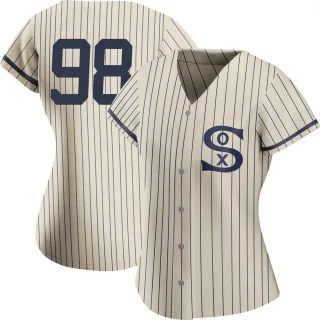 Women's Authentic Cream Theo Denlinger Chicago White Sox 2021 Field of Dreams Jersey