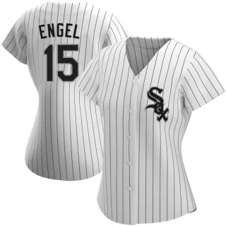 Women's Authentic White Adam Engel Chicago White Sox Home Jersey