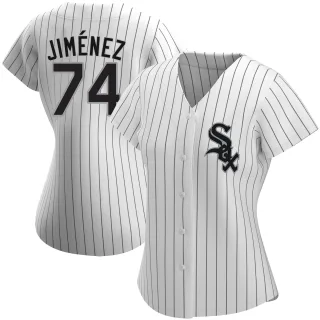 Women's Authentic White Eloy Jimenez Chicago White Sox Home Jersey