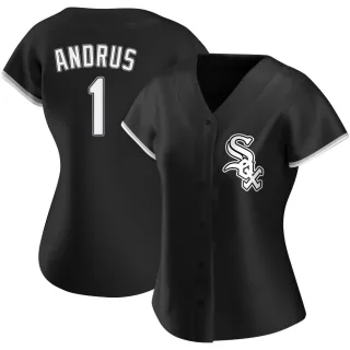 Women's Authentic White Elvis Andrus Chicago White Sox Home Jersey