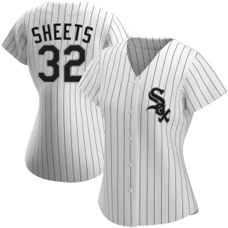Women's Authentic White Gavin Sheets Chicago White Sox Home Jersey