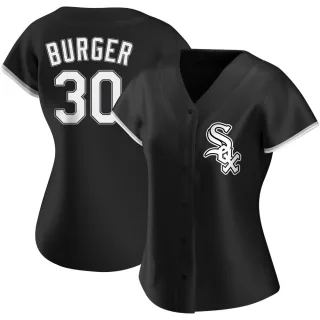 Women's Authentic White Jake Burger Chicago White Sox Home Jersey