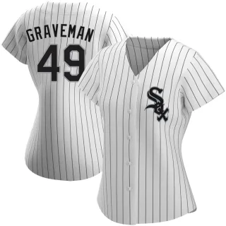 Women's Authentic White Kendall Graveman Chicago White Sox Home Jersey