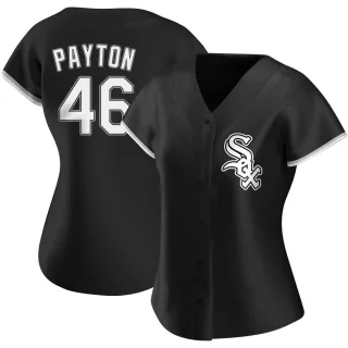 Women's Authentic White Mark Payton Chicago White Sox Home Jersey