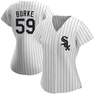 Women's Authentic White Sean Burke Chicago White Sox Home Jersey