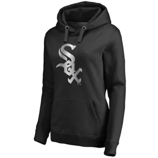 Women's Black Chicago White Sox Platinum Collection Pullover Hoodie -