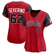 Women's Limited Red/Black Anderson Severino Chicago White Sox 2025 City Connect Jersey