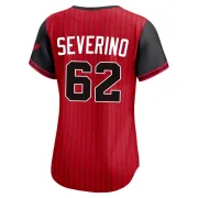Women's Limited Red/Black Anderson Severino Chicago White Sox 2025 City Connect Jersey