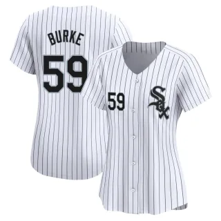 Women's Limited White Sean Burke Chicago White Sox Home Jersey