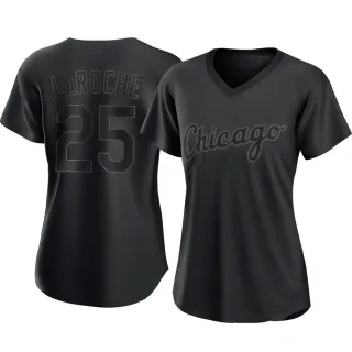 Women's Replica Black Adam LaRoche Chicago White Sox Pitch Fashion Jersey
