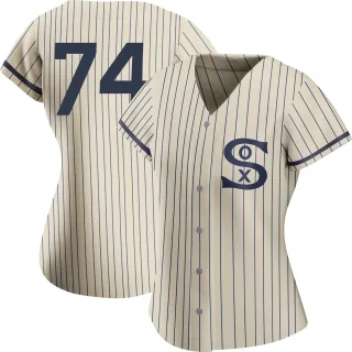Women's Replica Cream Eloy Jimenez Chicago White Sox 2021 Field of Dreams Jersey
