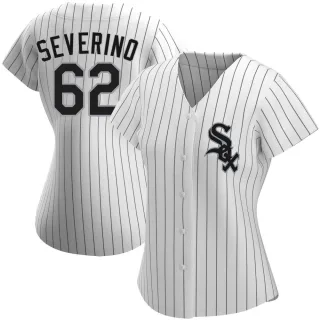 Women's Replica White Anderson Severino Chicago White Sox Home Jersey