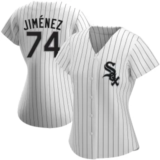 Women's Replica White Eloy Jimenez Chicago White Sox Home Jersey