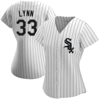 Women's Replica White Lance Lynn Chicago White Sox Home Jersey