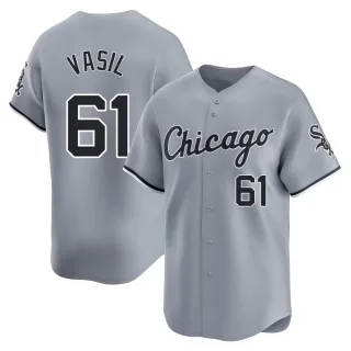 Youth Limited Gray Mike Vasil Chicago White Sox Road Jersey