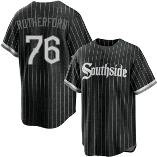 Youth Replica Black Blake Rutherford Chicago White Sox 2021 City Connect Jersey