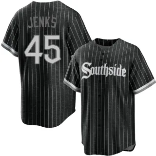 Youth Replica Black Bobby Jenks Chicago White Sox 2021 City Connect Jersey