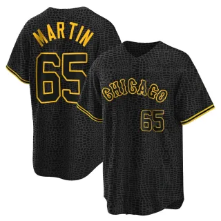 Youth Replica Black Davis Martin Chicago White Sox Snake Skin City Jersey