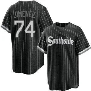 Youth Replica Black Eloy Jimenez Chicago White Sox 2021 City Connect Jersey