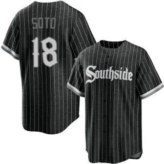 Youth Replica Black Geovany Soto Chicago White Sox 2021 City Connect Jersey
