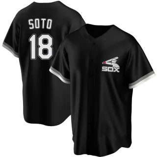 Youth Replica Black Geovany Soto Chicago White Sox Spring Training Jersey