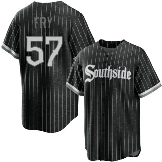 Youth Replica Black Jace Fry Chicago White Sox 2021 City Connect Jersey
