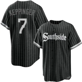 Youth Replica Black Jeff Keppinger Chicago White Sox 2021 City Connect Jersey
