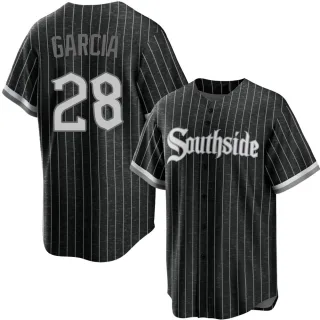 Youth Replica Black Leury Garcia Chicago White Sox 2021 City Connect Jersey
