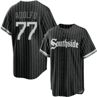 Youth Replica Black Micker Adolfo Chicago White Sox 2021 City Connect Jersey