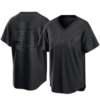 Youth Replica Black Sean Burke Chicago White Sox Pitch Fashion Jersey